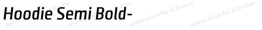 Hoodie Semi Bold字体转换